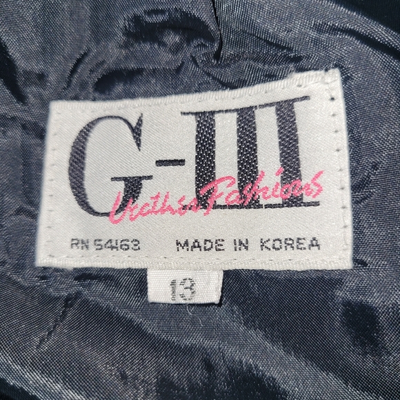 Vintage Global Identity Women's Size 13 Suede Leather G-III Black Skirt - Picture 7 of 11